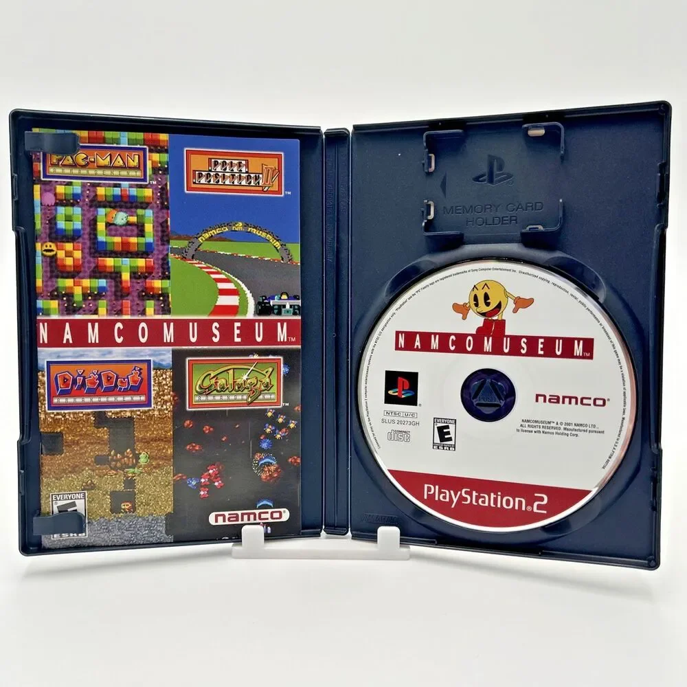Playstation 2 PS2 Namco Museum Greatest Hits Video Game Pac-Man Galaga Complete